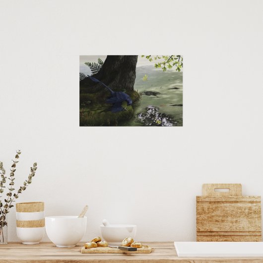 Poster Microraptor Piscivy (Cuisine)