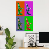 Poster Microscope (Bureau à domicile)