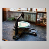 Poster Microscope à l'ancienne (Devant)