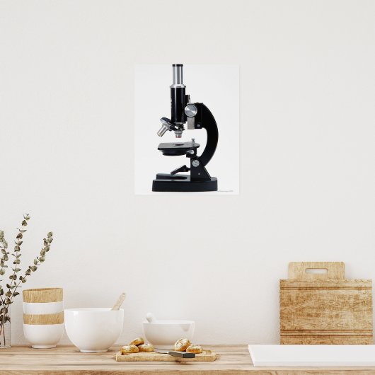 Poster Microscope optique 2 (Cuisine)
