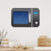 Poster Microwave (Cuisine)