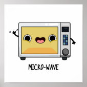 Poster Microwave Funny Pun (Devant)