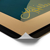 Poster Mid Century Art moderne Abstrait Non conforme (Coin)