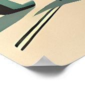 Poster Mid Century Interior Design Sunrise Livingroom (Coin)