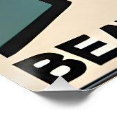 Poster Mid Century Modern Art Beatnik Poet (Coin)