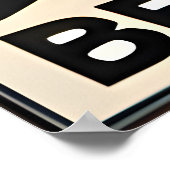 Poster Mid Century Modern Art Beatnik Poet (Coin)