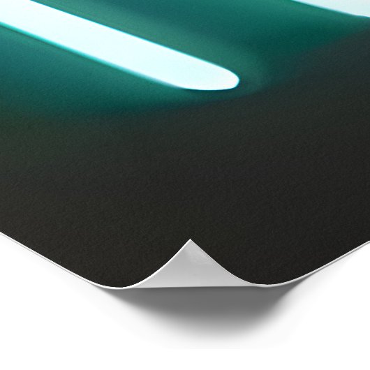 Poster Mid Century Modern Art Neon Sign Design (Coin)