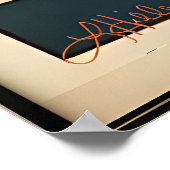 Poster Mid Century Modern Art Sunrise Sunset (Coin)