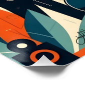 Poster Mid Century Modern Jazz Age Trio (Coin)