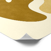 Poster Mid Century Modern Organic Abstraction (Coin)