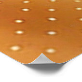 Poster Mid Century Terracotta Brown et beige (Coin)