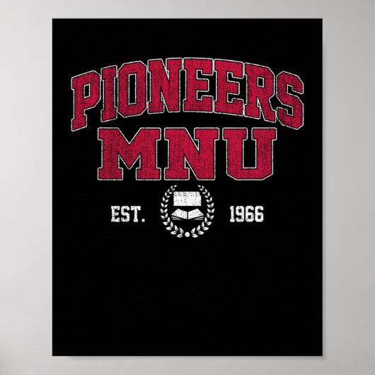 Poster Midamerica Nazarene Of Technology Arch Retro For M (Devant)