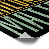 Poster Middle Children Funny Quote Sibling Day (Coin)