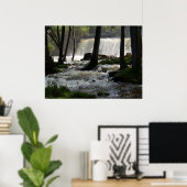 Poster Middlebury Falls à Middlebury, Vermont (Bureau à domicile)