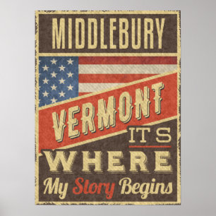 Poster Middlebury Vermont
