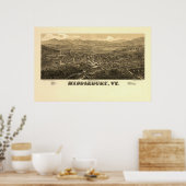 Poster Middlebury VT 1886 (Cuisine)