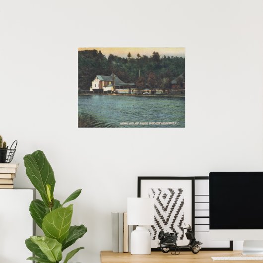 Poster Middletown NY, Midway park, Wallkill River, Old (Bureau à domicile)