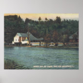 Poster Middletown NY, Midway park, Wallkill River, Old (Devant)
