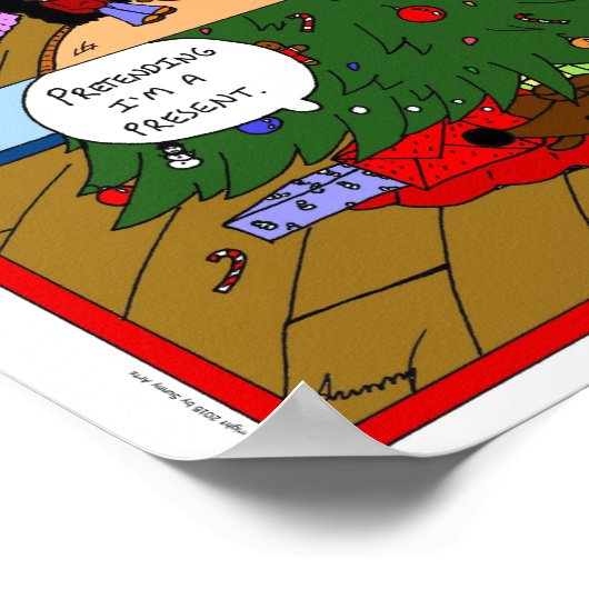 Poster Midge "Christmas Tree Comic" (Coin)