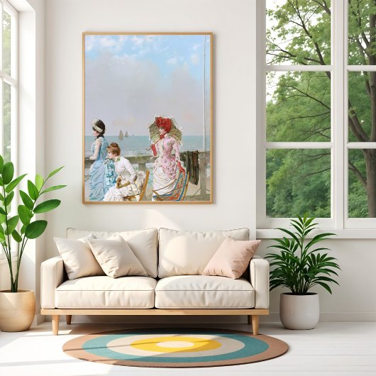 Poster Midi en mer par Vittorio Matteo Corcos