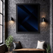 Poster Midnight Blue Depth