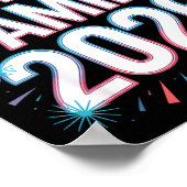 Poster Midnight Family 2026 Fireworks Countdown Unity Spa (Coin)