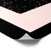 Poster Midnight Garden Line Soft Pink (Coin)