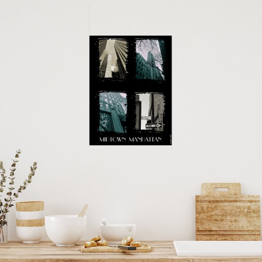 Poster Midtown Manhattan (Cuisine)