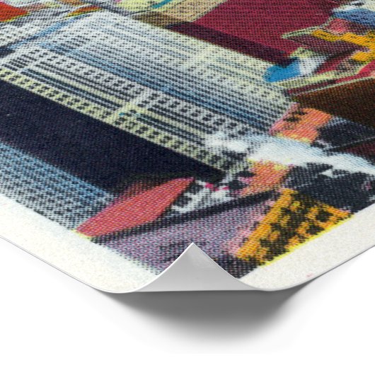 Poster Midtown Skyline View vers East River (Coin)