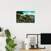 Poster Midway Point sur Seventeen Mile Drive (Bureau à domicile)