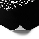 Poster Midwest Emo Destroyed My Life Funny Emo Quote  (Coin)