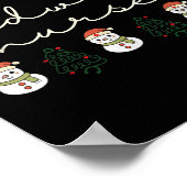 Poster Midwife Nurse Christmas Gingerbread Nicu Hostal Pa (Coin)