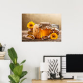 Poster Miel (Bureau à domicile)