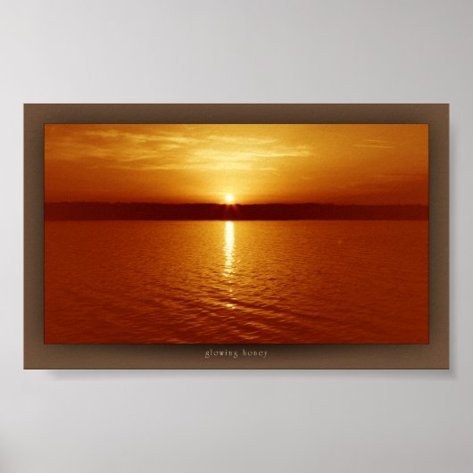 Poster miel brillant (Devant)