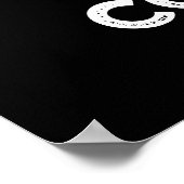 Poster Miel Composé Funny Miel Pun Dark BG (Coin)