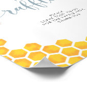 Poster Miel d'été Bee Baby shower Déchets Raffle (Coin)