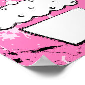 Poster miettes cupcakes (Coin)