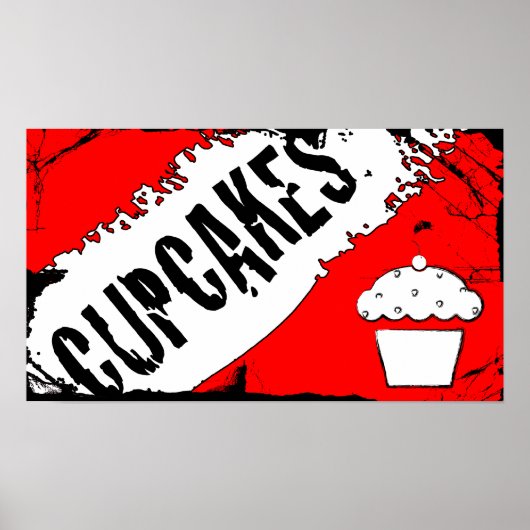Poster miettes cupcakes (Devant)