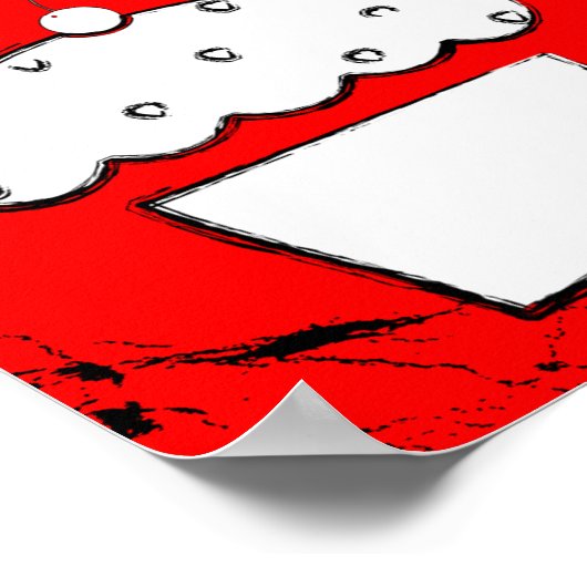 Poster miettes cupcakes (Coin)