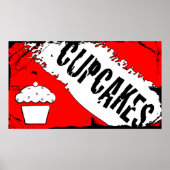 Poster miettes cupcakes (Devant)