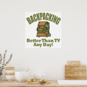 Poster Mieux que la télévision - Backpacking (Cuisine)