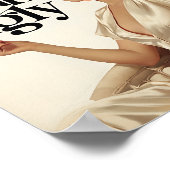 Poster Mieux Tard Que Vilain - Déclaration de beauté auda (Coin)