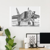 Poster MiG 25 Foxbat (Bureau à domicile)