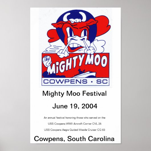 Poster Mighty Moo Festival 2004 (Devant)