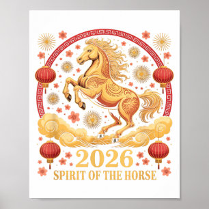 Poster Mignon 2026 Esprit de la Dame Cheval Fortune Cowgi