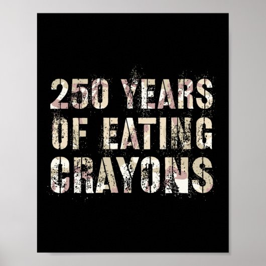 Poster Mignon 250 ans de consommation de crayons Équipe d (Devant)
