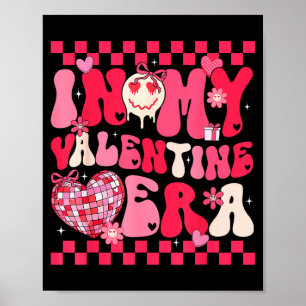 Poster Mignon à mon ère de la Saint-Valentin Filles Enfan