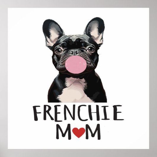 Poster Mignon bouledogue français (Devant)