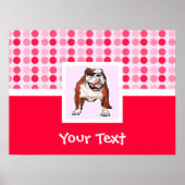 Poster mignon Bulldog (Devant)