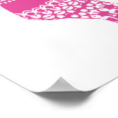 Poster Mignon Caprice Enfants Princesse Rose Eléphant (Coin)